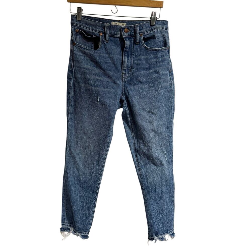 Madewell Women 27 The High Rise Slim Crop Boy Jean - Picture 1 of 7